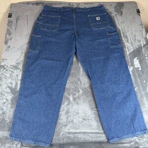 Carhartt FR Flame Resistant Work Pants 46x32 CAT 2 NFPA 2112 Blue Denim Utility